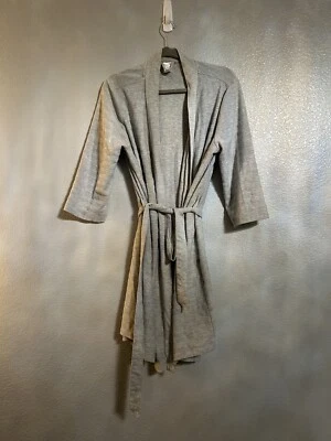 Bata para mujer Liz Claiborne gris manga 3/4 hasta la rodilla talla grande  Foto 1 de 3