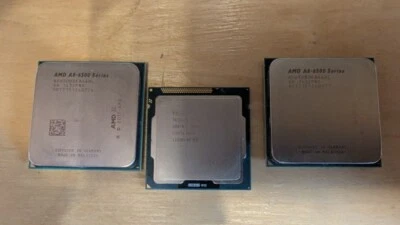 Intel Core i5-3470 + AMD A8-6500 SERIES X2 ( 3 CHIPS IN TOTAL) - Image 1 of 4
