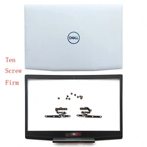 For Dell G3 15 3590 LCD 3HKFN LCD Back Cover+Front Bezel+Hinges+Screws Blue Logo - Picture 1 of 6