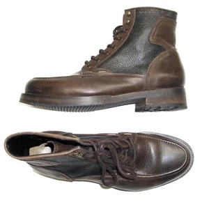 H by HUDSON Renshaw PORTUGAL 9/42 Cuero Con Cordones Trabajo Senderismo Botines - Imagen 1 de 5