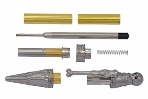 Skull Twist Pen Kits for The Lathe (Skull Twist Pen Kit) TY-BP229-AS - Picture 1 of 5