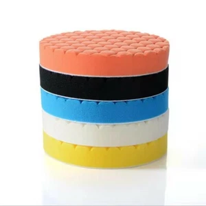 5Pcs 5inch Buffing Sponge Polishing Pad Kit Waxing For Car Polisher - Picture 1 of 5