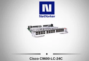Cisco 9600 Series C9600-LC-24C 24Port 40-GE/ 12-Port 100-GE Line Card-Fast Ship - Picture 1 of 5