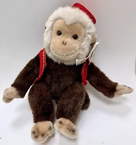 Vintage Gund Musical Bingo Affe 13" 1987 sehr schön neu mit Etikett - Bild 1 von 6