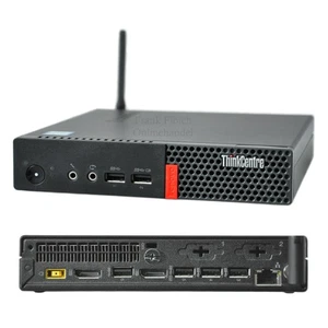 Lenovo ThinkCentre M710q tiny M.2 NVMe SSD  i3 i5 i7  8/16/32GB RAM  WLAN Win 11 - Picture 1 of 2