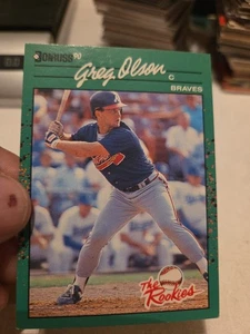 vintage GREG OLSON atlanta braves ROOKIE CARD rc - Picture 1 of 6