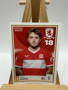 PANINI EFL 2025 - 26  STICKER Aidan Morris Middlesbrough FC #190 - Picture 1 of 4