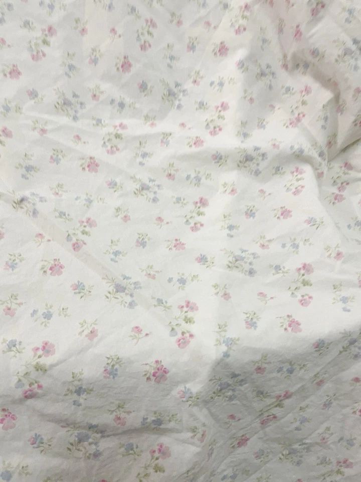 Rachel Ashwell Simply Shabby Chic ALGODÓN CARAMELO FLORAL Blanco Talla Completa Ajustado Foto 1 de 4