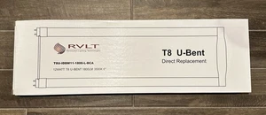 12 Bulbs - RVLT T8 U-Bent T8U-IDDM11-L-BCA 12 Watt 1800 Lumens 3500K 6” - NEW! - Picture 1 of 5