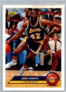 1992-93 Upper Deck McDonald's Basketball - #P21 - James Worthy - Lakers - Picture 1 of 2