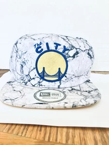 New Era 9Fifty NBA Men’s Marbled Hat Adjustable Read Golden State Warriors Read - Picture 1 of 8