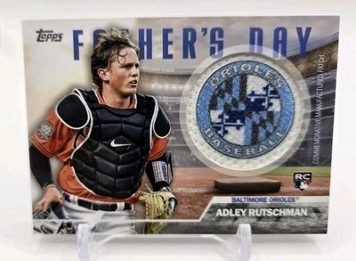 Adley Rutschman 2023 Topps Series 2 Father's Day Commemorative Team Patches (RC) - Image 1 of 2