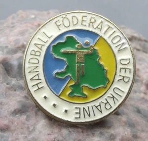 Ukraine Handball Hand Ball Sports Federation Membership Members Pin Badge - Picture 1 of 2