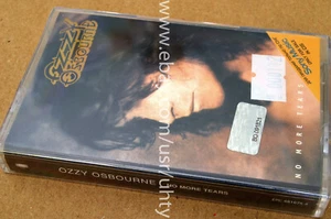 OZZY OSBOURNE NO MORE TEARS RARE UKR ORIGINAL TAPE CASSETTE HARD ROCK HEAVY - Picture 1 of 2