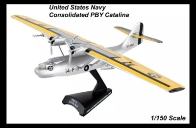 Sello postal PS5556-2 USN consolidado PBY Catalina escala 1/150 diecast con soporte Foto 1 de 4