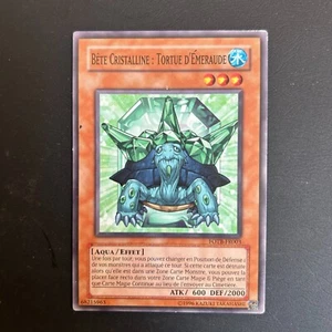 Yu-Gi-Oh! Commune Bête Cristalline : Tortue d'Emeraude FOTB-FR003 ou DP07-FR003 - Zdjęcie 1 z 3