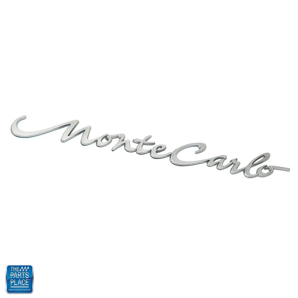 2000-2004 Monte Carlo Quarter Panel Monte Carlo Emblem Silver GM 10412434 - Image 1 of 1