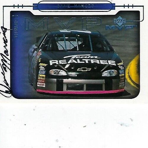 DAVE MARCIS SIGNED 2000 UPPERDECK MVP #52 - NASCAR - Image 1 of 1