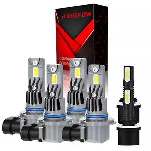 For Chevy Monte Carlo Coupe 2000-2005 Super Bright LED Headlight Fog Light Bulbs - Picture 1 of 12