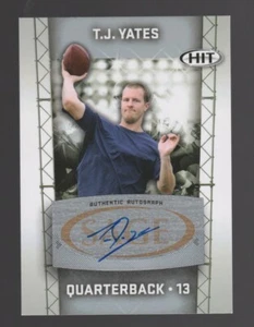 T.J. Yates AUTOGRAPH North Carolina Tar Heels RC AUTO Football Houston Texans - Picture 1 of 1