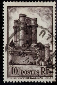 FRANCIA SCOTT 346 CASTILLO EN VINCENNES USADO - Imagen 1 de 2