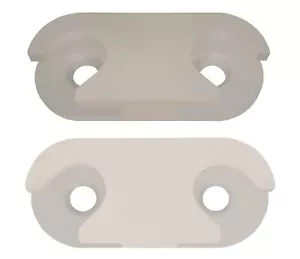 2x Cerniera compatibile rinforzata in nylon per IKEA BISSA HEMNES GREVBÄCK STALL - Imagen 1 de 5