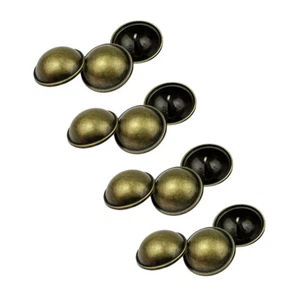 12 piezas botones de vástago de metal elevado con cúpula hágalo usted mismo adorno de costura - Imagen 1 de 1