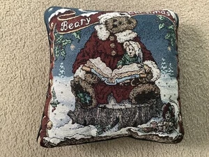 Almohada tapiz Boyd's Bears And Friends Beary Navidad noche antes de Navidad  - Imagen 1 de 3