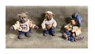 3 Vintage Bear Figurines - One For Sure Is Boyds Bears - Other 2 Say Tbc? Le '96