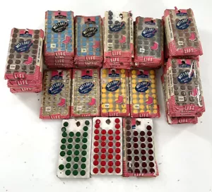 Konvolut über 1300 Vintage NOS Met-L-Art Polsternägel 1952 mehrere Farben - Bild 1 von 4
