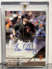 EVAN LONGORIA 2018 Topps Now On Card Auto #/99