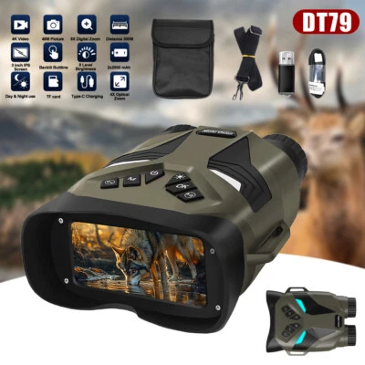 Night Vision Goggles Binoculars Digital Zoom 850nm Infrared Hunting Telescope - Image 1 of 4