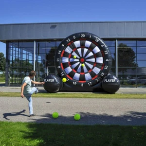 3.6x3m Inflatable Football Dart Board With Balls For Outdoor Kids Game W/Balls - Picture 1 of 8