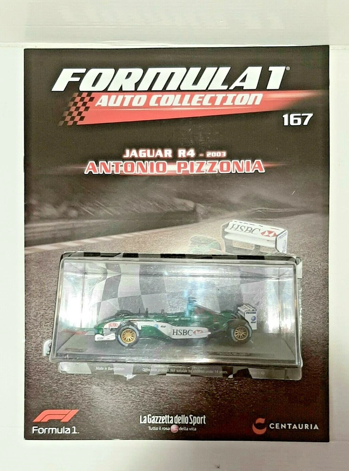 JAGUAR R4 2003 ANTONIO PIZZONIA #F1 CENTAURIA SCALA 1/43 - Immagine 1 di 1