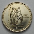 1976 Canada Canadian Olympic $100 Gold Proof Like Coin