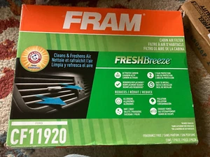 Fram Car Cabin Air Filter CF11920 FORD Fresh Breeze Arm & Hammer Car Air Filter - Bild 1 von 1