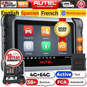 2025 Autel MaxiCOM MK808BT PRO OBD2 Diagnostic Scanner Bidirectional FCA Tool - Picture 1 of 20