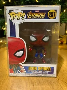 Funko Pop! - Marvel - Avengers Infinity War - Iron Spider - #287 with PROTECTOR - Picture 1 of 7