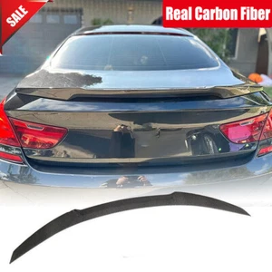For BMW 6 Series F06 F13 640i 650i M6 2012UP Real Carbon Rear Trunk Spoiler Wing - Picture 1 of 12