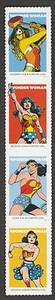 US 5149-5152 5152a Wonder Woman F strip 4 MNH 2016 - Picture 1 of 1