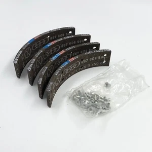 Genuine OEM Volkswagen 191698051 Brake Shoe Linings Rear Set for VW Cabriolet - Picture 1 of 3