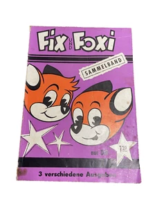 Rare 3 Volume 60er Jahre FIX UND FOXI by Kauka German Comic Book Sammelband Vintage - Bild 1 von 13
