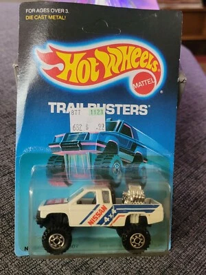 Carrocería rígida Nissan Hot Wheels vintage 4x4 como nueva cardada 1986. Whls de construcción grande Foto 1 de 4