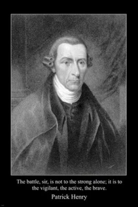 PATRICK HENRY portrait POLITICIAN USA poster GIVE ME LIBERTY quote 20x30 - Picture 1 of 1