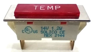 Indicador de luz de temperatura saltamontes OEM 182328 para 325 321D 322D 325A 325D 327A - Imagen 1 de 7