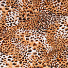 Animal Leopard Print Velvet Fabric DIY Crafts Stage Act Costume Table Clothing 