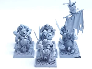 GW WARHAMMER OGOR GLUTTONS X 7.  MONTIERT. BRAUN 1591 - Bild 1 von 5