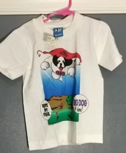 Vintage Neu mit Etikett Little Big Dogs "Have no fear Big Dog is here" Shirt Kinder Größe 2/3 - Bild 1 von 5