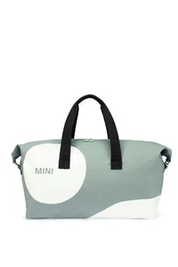 MINI Genuine Duffle Bag Car Face Detail Grey White Black Zip Open Pocket - Picture 1 of 5