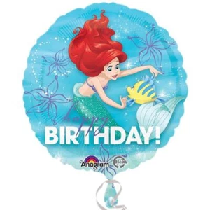 Ariel Little Mermaid Birthday Foil Balloon 18 inches - Picture 1 of 1